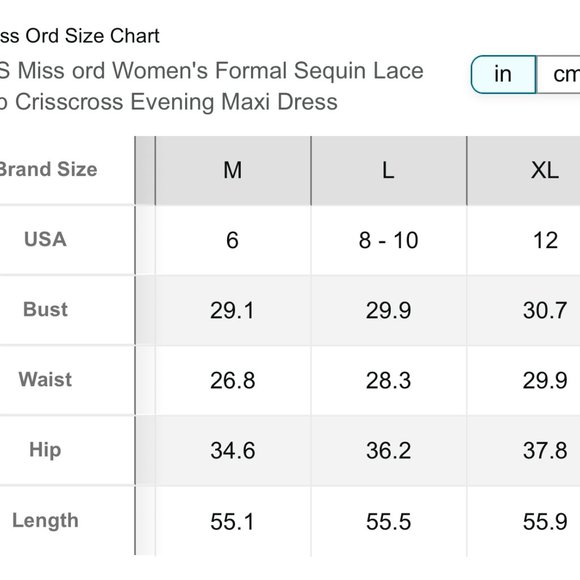 Miss ORD Wemon's Formal Sequin Maxi dress - Picture 6 of 7